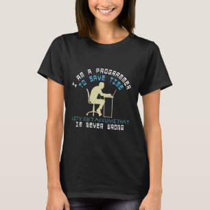 Camisa do programador com dizer