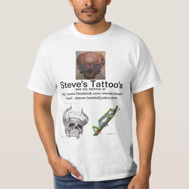 Camisa do promo do tatuagem de Steve (Frente)