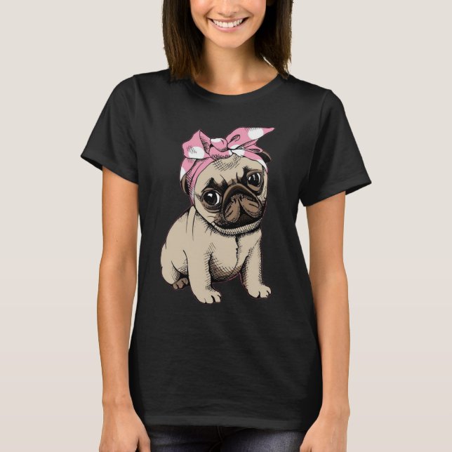 camisa do pug (Frente)