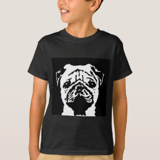 Camisa do Pug - t-shirt da obscuridade dos miúdos