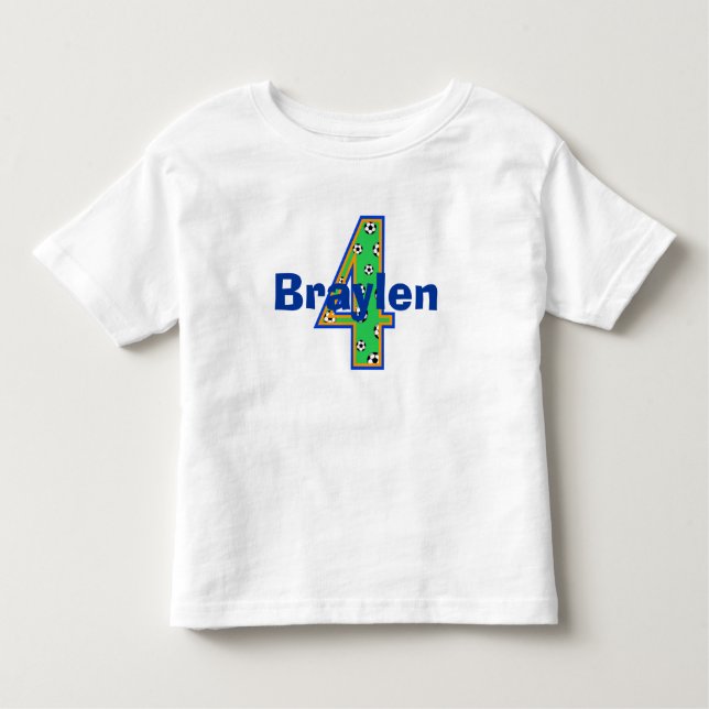 Camisa do quarto aniversário do futebol (Frente)
