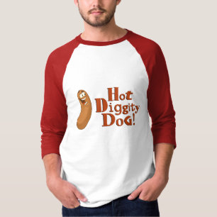 Camisa do Quente-Diggity-Cão