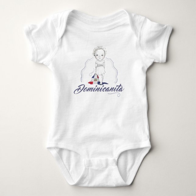 Camisa do Raglan de Dominicanita (Frente)