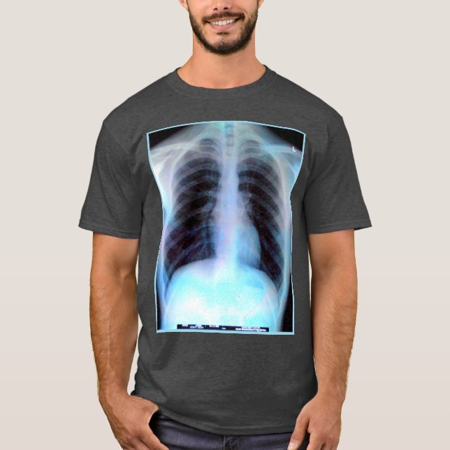 Camisa do raio X de Ribcage (Frente)