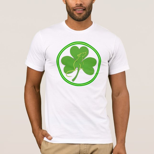 Camisa do rato do Dia de São Patrício (Frente)