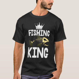Camisa do Rei da Pesca Esqueleto de Peixe Camisas
