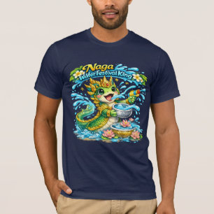 Camisa do Rei do Festival das Águas Naga Pi Mai La