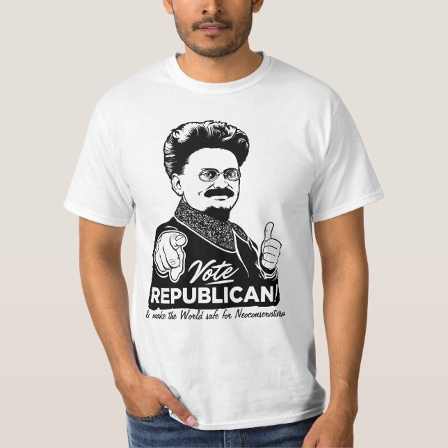 Camisa do republicano do voto de Trotsky (Frente)