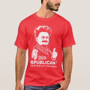 Camisa do republicano do voto de Trotsky