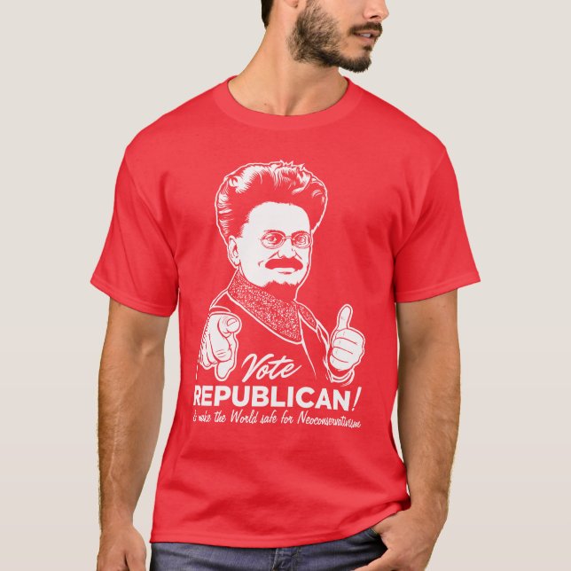 Camisa do republicano do voto de Trotsky (Frente)