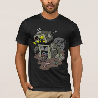 Camisa do robô do zombi