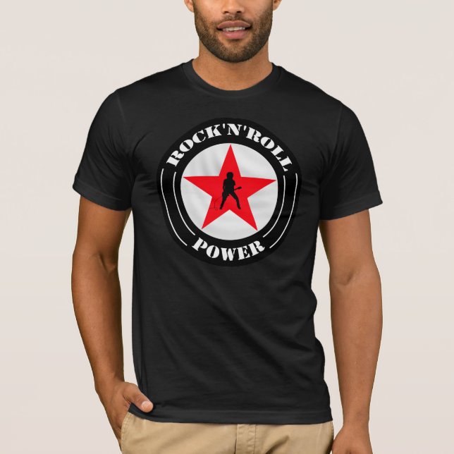 Camisa do rock and roll (Frente)