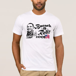 Camisa do rolo do n de Barack