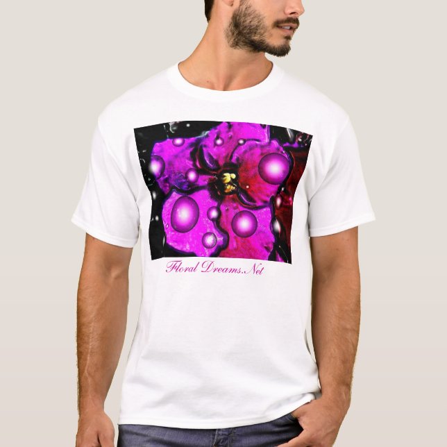 Camisa do rosa demasiado quente (Frente)