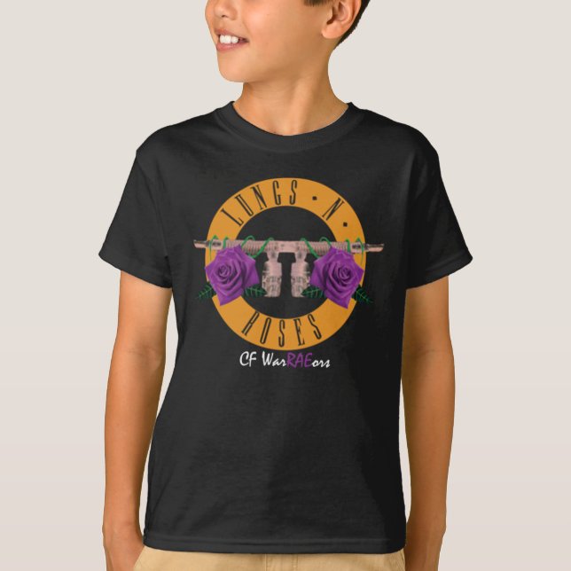 Camisa do rosa do roxo (Frente)