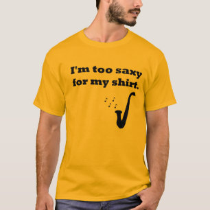 Camisa do saxofone