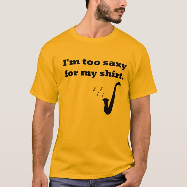 Camisa do saxofone (Frente)