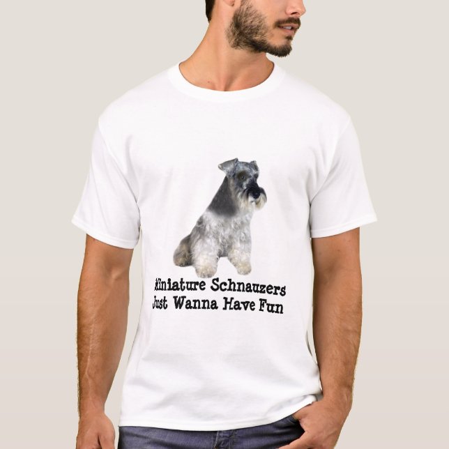 Camisa do Schnauzer diminuto (Frente)