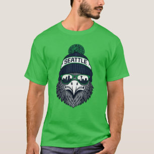 Camisa do Seattle Football Hawk Acessório Oficia