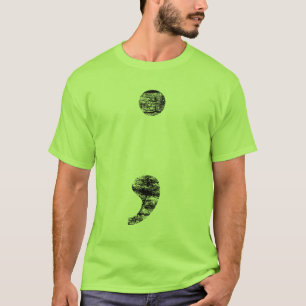 Camisa do Semicolon do vintage