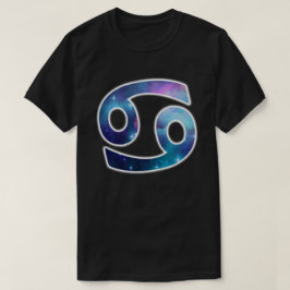 Camisa do símbolo do cancer - preto