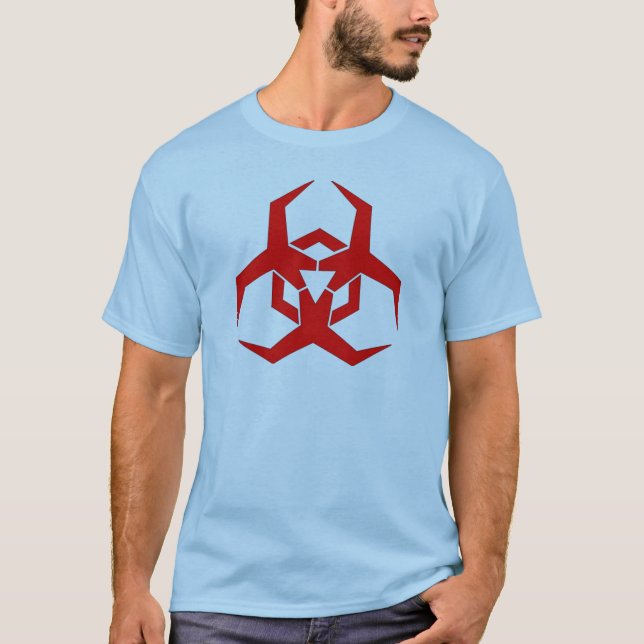 Camisa do símbolo do perigo de Malware (Frente)