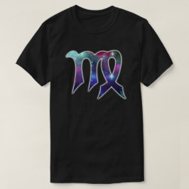 Camisa do símbolo do Virgo - preto
