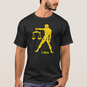 Camisa do sinal t do zodíaco do horóscopo do Libra