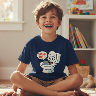 Camisa do Skibidi Bop Sim Sim Engraçado do Banheir