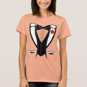 camisa do smoking das mulheres