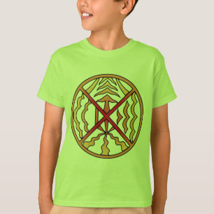 Camisa do Sol Tribal de Elementos para Crianças de