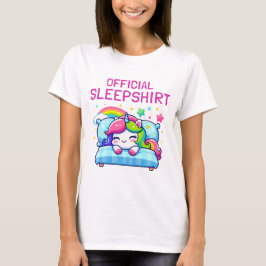Camisa do sono Unicorn Pajama