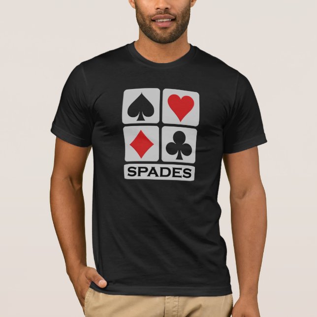 Camisa do Spades Player - escolha estilo e cor (Frente)
