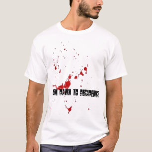 Camisa do Splatter do sangue