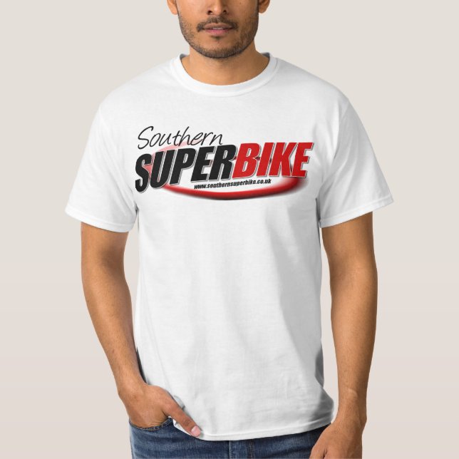 Camisa do sul do Superbike "T" (cores claras) (Frente)