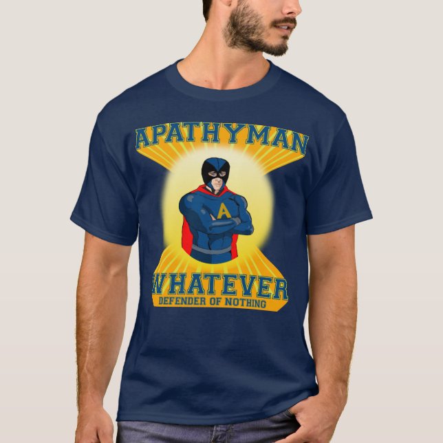 Camisa do super-herói de Apathyman (Frente)