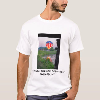 Camisa do T dos homens da reunião do balão de