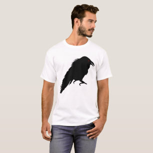 Camisa do T dos homens do corvo