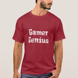 Camisa do T dos homens do gênio do Gamer