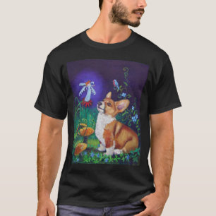 Camisa do T mágico do Corgi de Galês do Pembroke