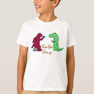 Camisa do Tea T-Rex - Tea de Aniversário do Dinoss