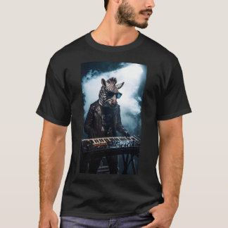 Camisa do Tecladista Zebra Synthwave