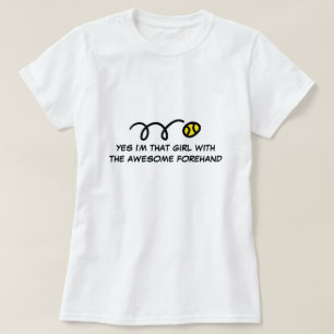 Camisa do tênis t das meninas com citações