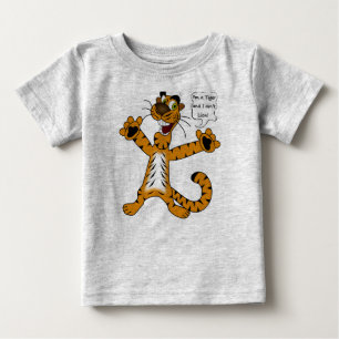 Camisa do tigre da chalaça do bebê