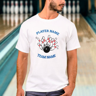 Camisa do Time de Boliche - Logotipo de Strike e N