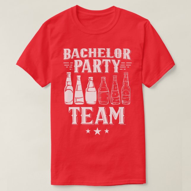 Camisa do Time do Noivo da Despedida de Solteiro (Frente do Design)