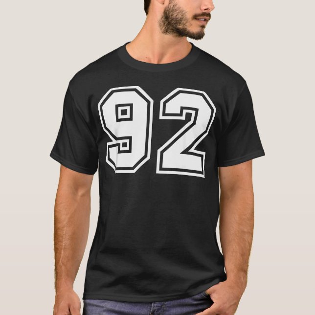 Camisa do Time Número 92 (Frente)