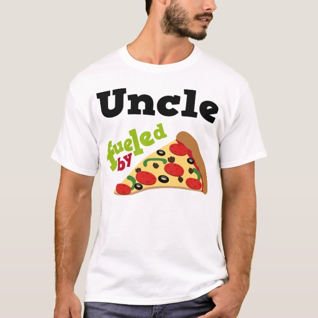 Camisa do tio pizza (engraçada) T (Frente)