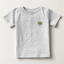 Camisa do Todler do Crest da Família