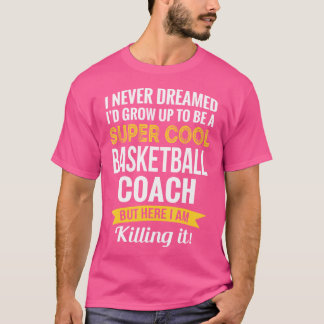 Camisa do treinador de basquetebol é engraçada